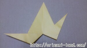 C 折り紙 鳥の折り方三種(つる・つばめ・はばたく鳥)_html_ae8616