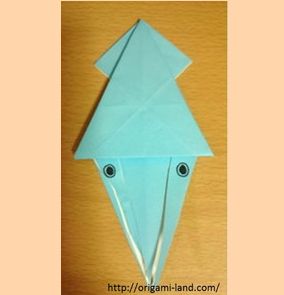 折り紙 イカの折り方